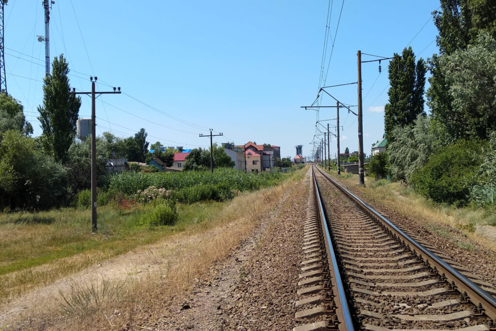 Железнодорожная ветка в Затоке